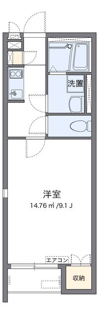 ミランダ桜荘 間取図