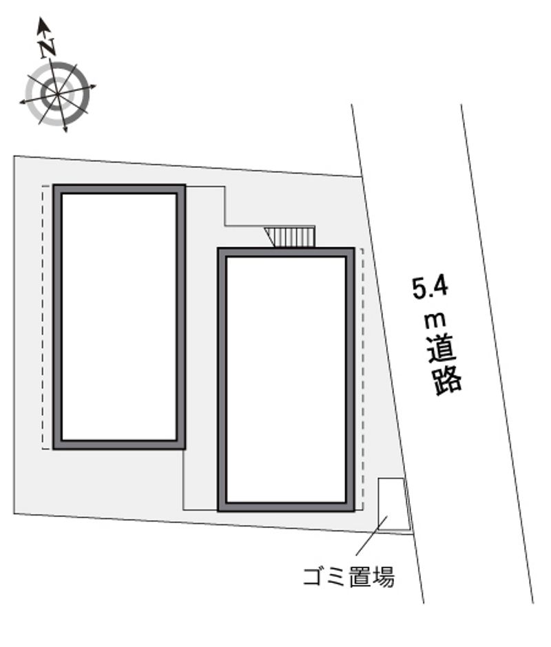 レオパレス翠風 配置図