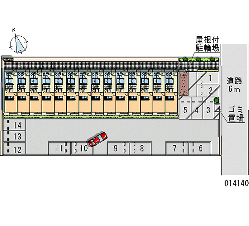 14140月租停車場