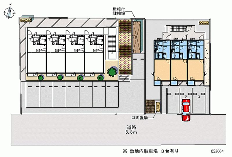 レオネクストクレール 月極駐車場