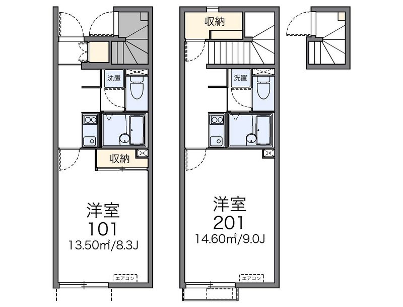 レオネクストサンハイツＤ 間取図