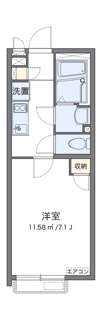 クレイノエブリシンⅡ 間取り図