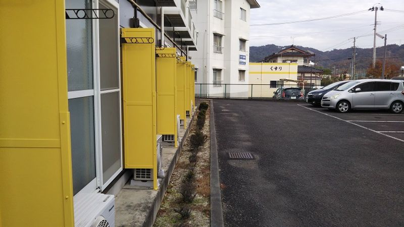 レオパレスサンローラン バルコニー