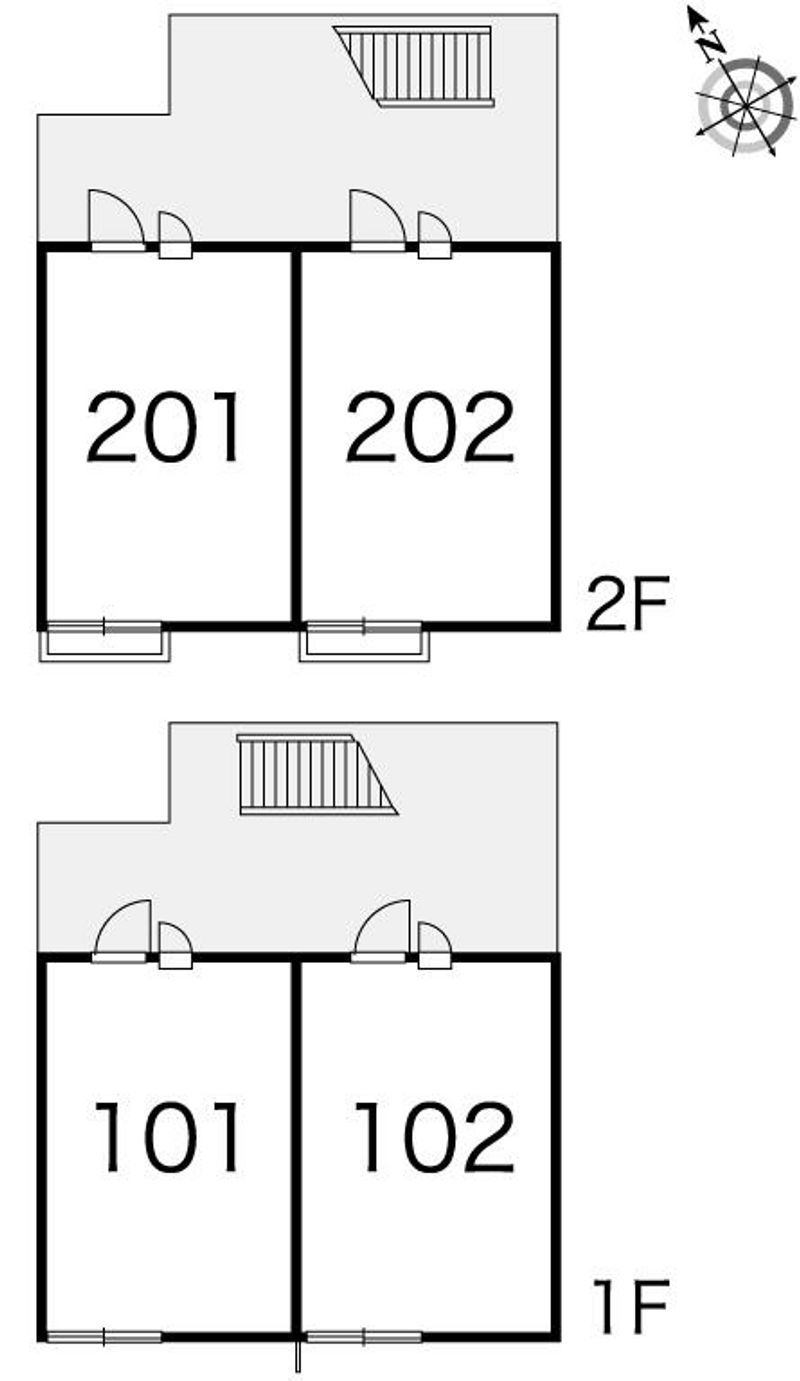 レオパレスペン 間取り配置図