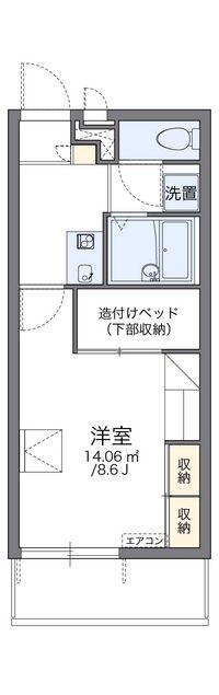 レオパレス屋形 間取り図