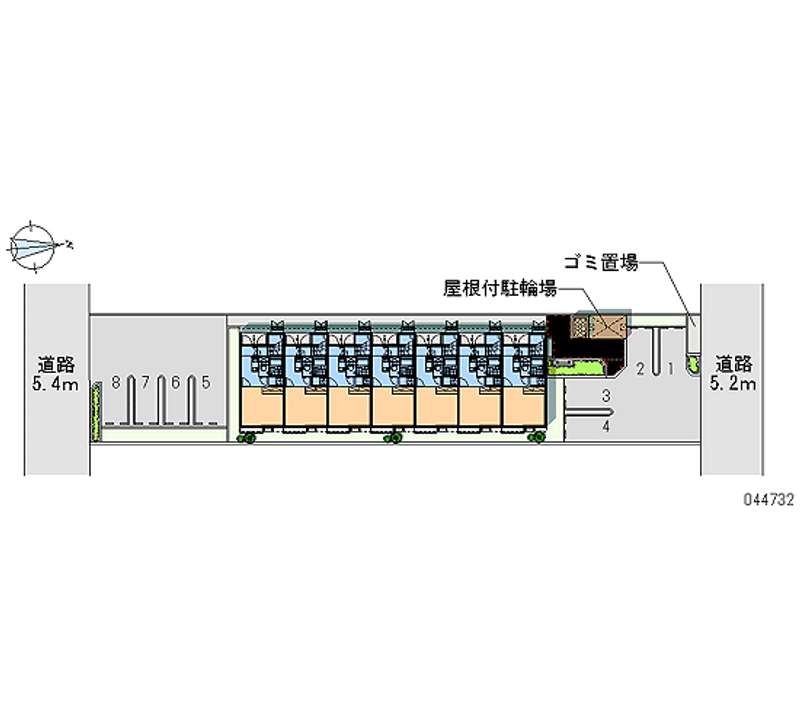 44732 bãi đậu xe hàng tháng