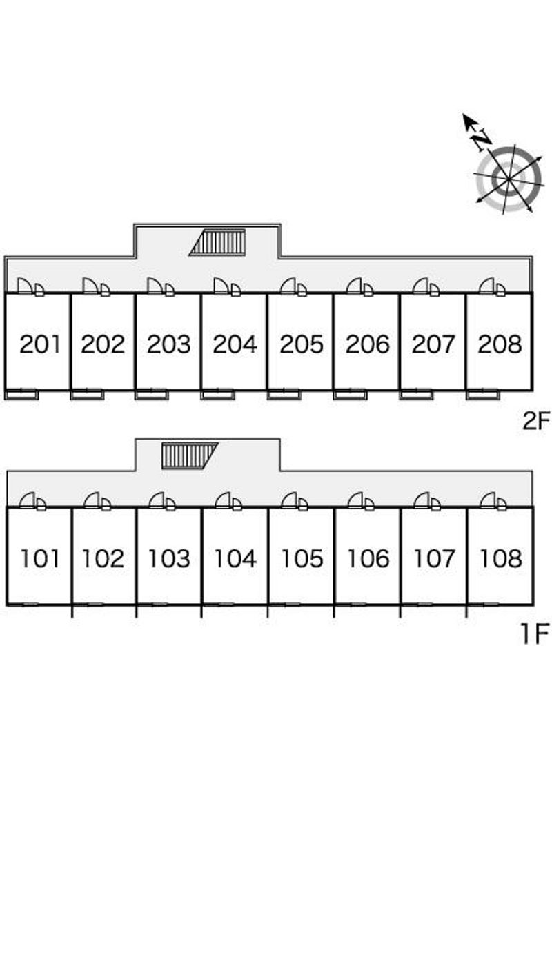 レオパレスルポ 間取配置図