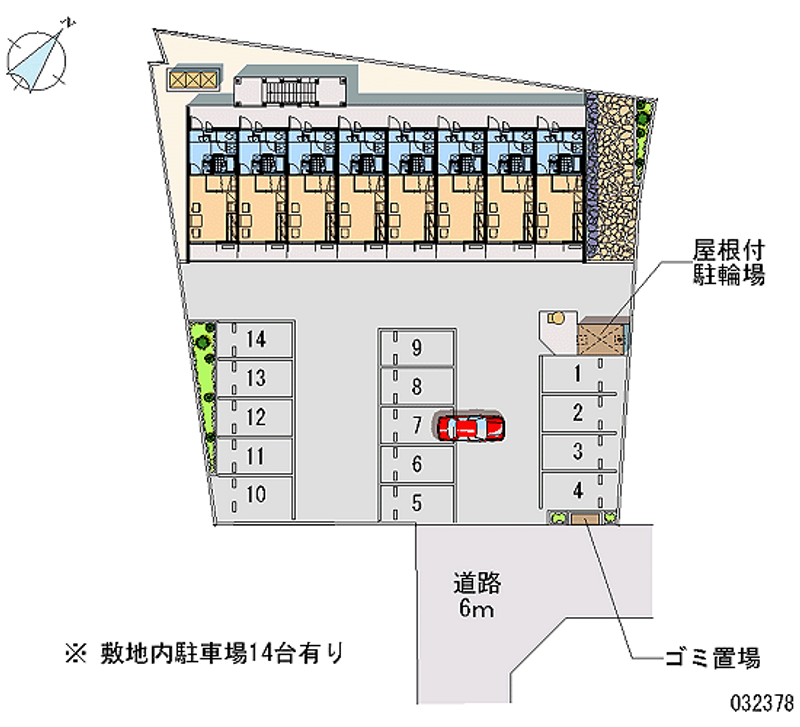 レオパレスＨｏｍｅ１００ 月極駐車場