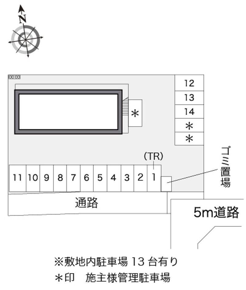 レオパレスサニーハイツ 配置図