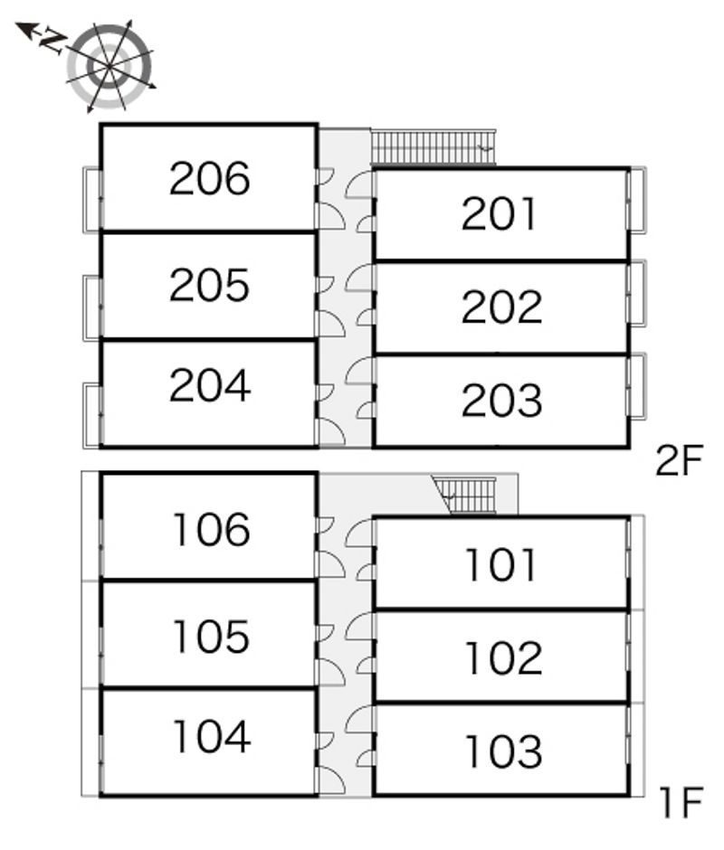 レオパレスエム・エム 間取り配置図
