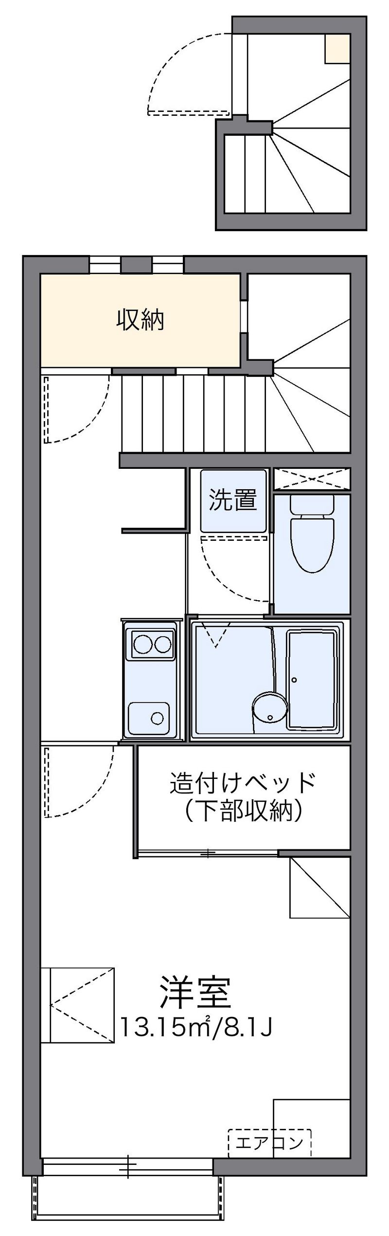 レオネクストパインコーンＭ 間取図