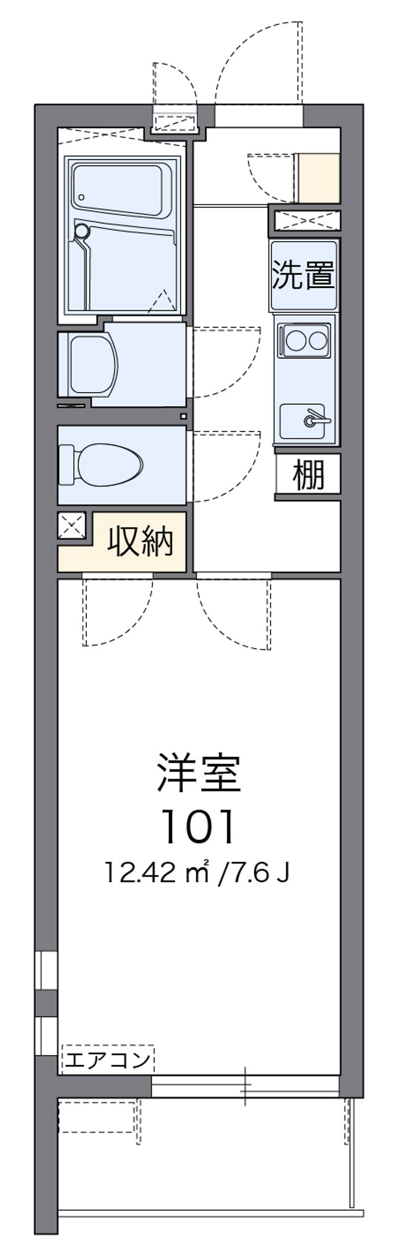 クレイノスクエア与野 間取図