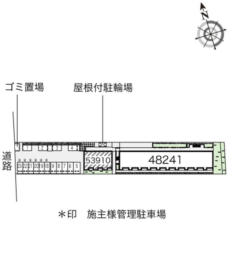 レオネクストウイング　片山Ⅱ 配置図