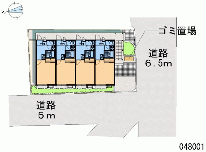 レオパレスクレールアミラ 区画図
