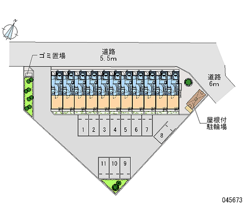 45673 Monthly parking lot