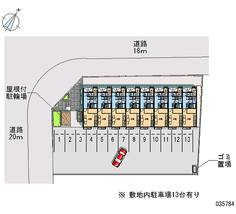 レオパレスＫＵＲＯＹＡＭＡ 月極駐車場