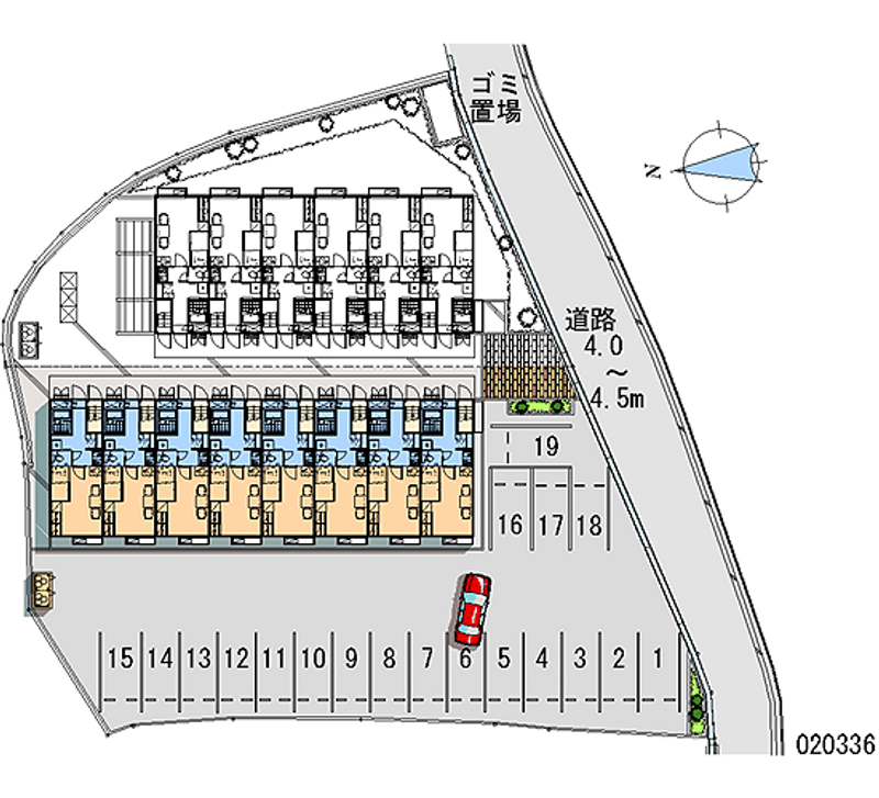 20336 Monthly parking lot