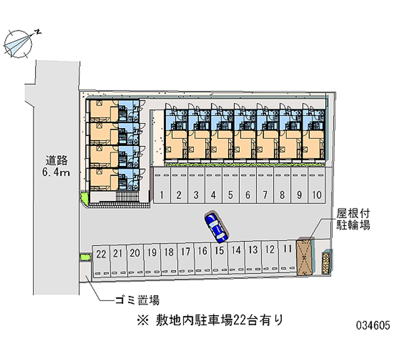 レオパレスヴィラドルチェ白塚 月極駐車場