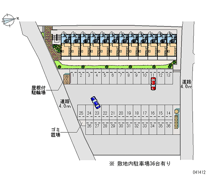 41412 Monthly parking lot