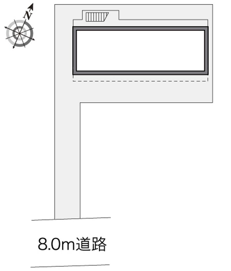 レオパレスクレスト 配置図
