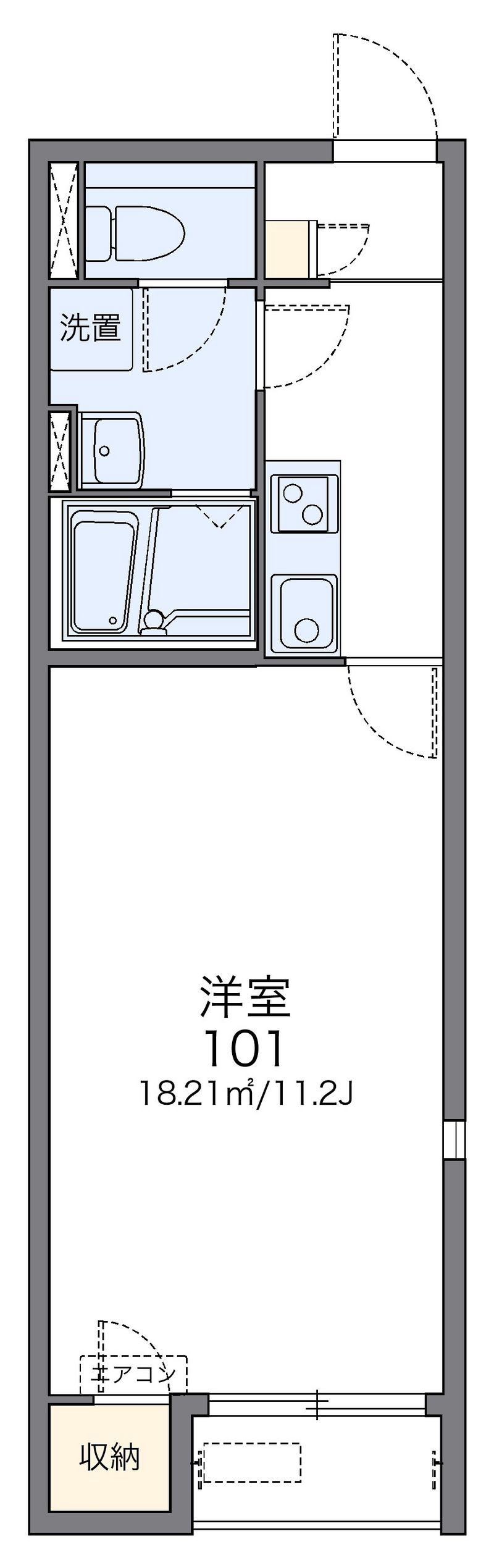 レオネクストテングッド 間取図