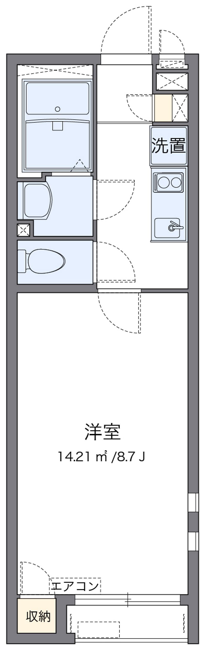 クレイノまつがおか 間取図