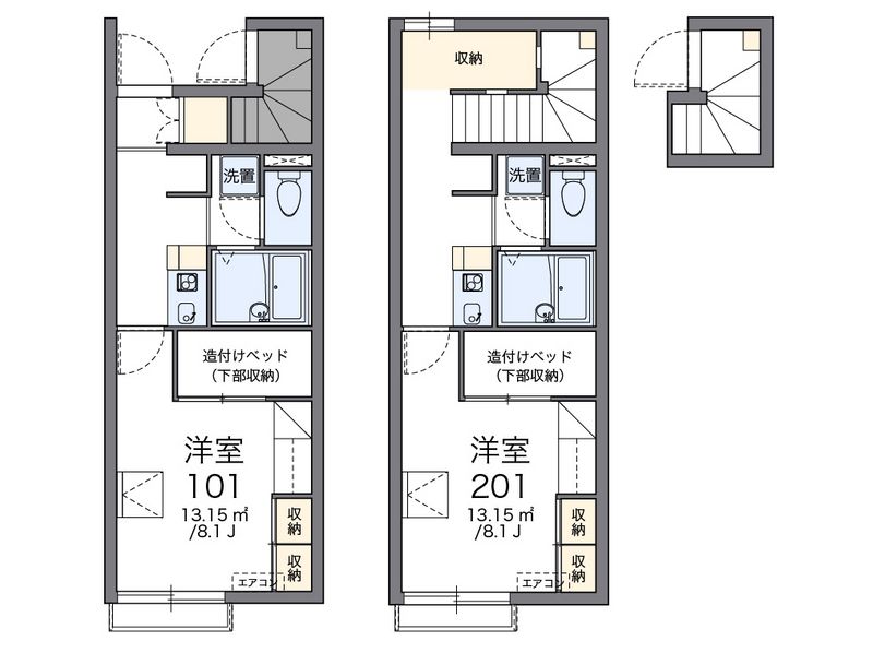 レオパレス橋本 間取図