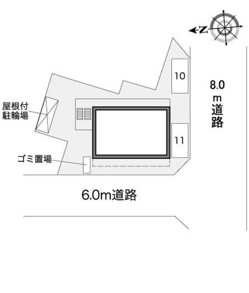 レオパレスヴァルトⅡ 配置図