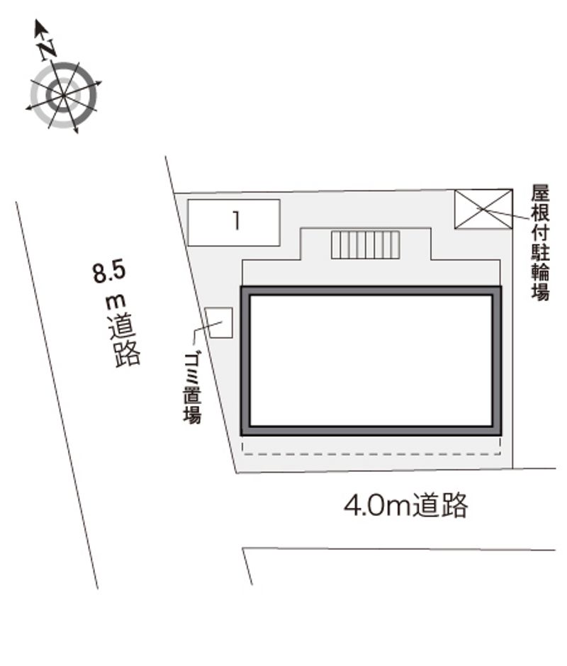 レオパレス石神井庭 配置図