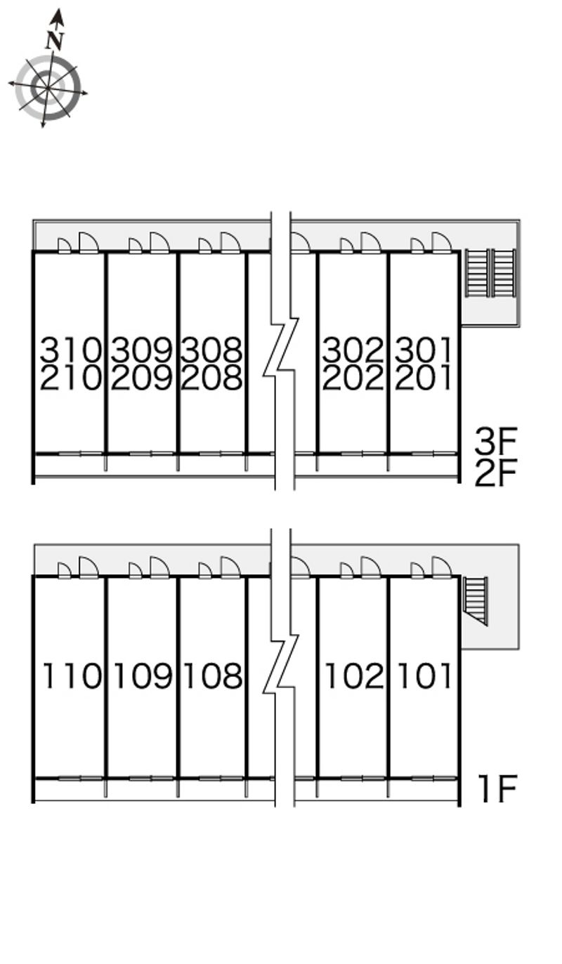 レオパレスエスペランサ 間取り配置図