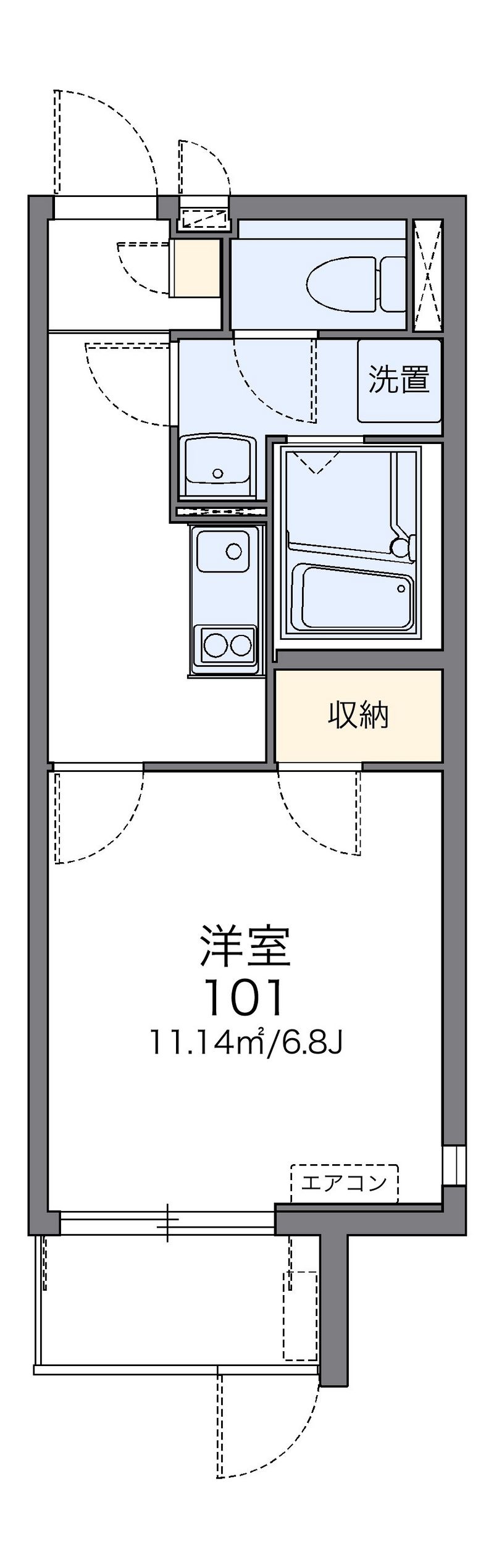 レオネクストアンジュール品川 間取図
