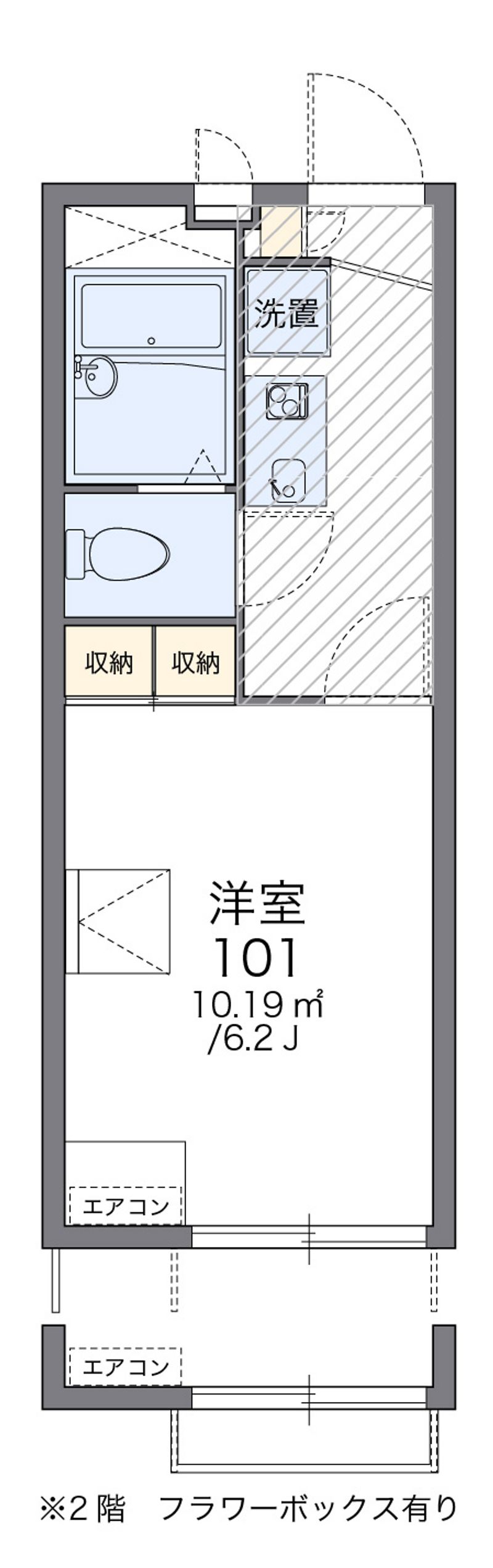レオパレス元橋本Ⅰ 間取図
