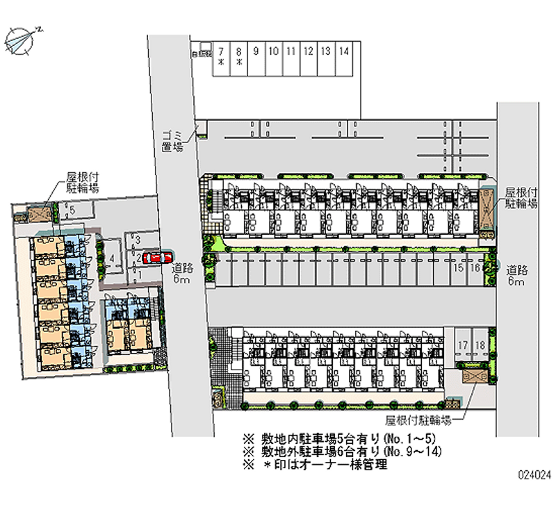 24024 Monthly parking lot