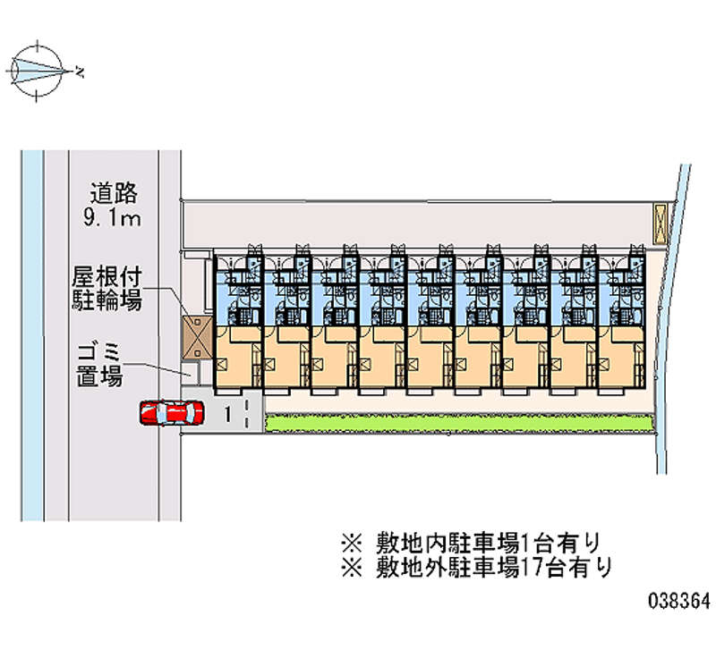 レオパレス市子殿 月極駐車場