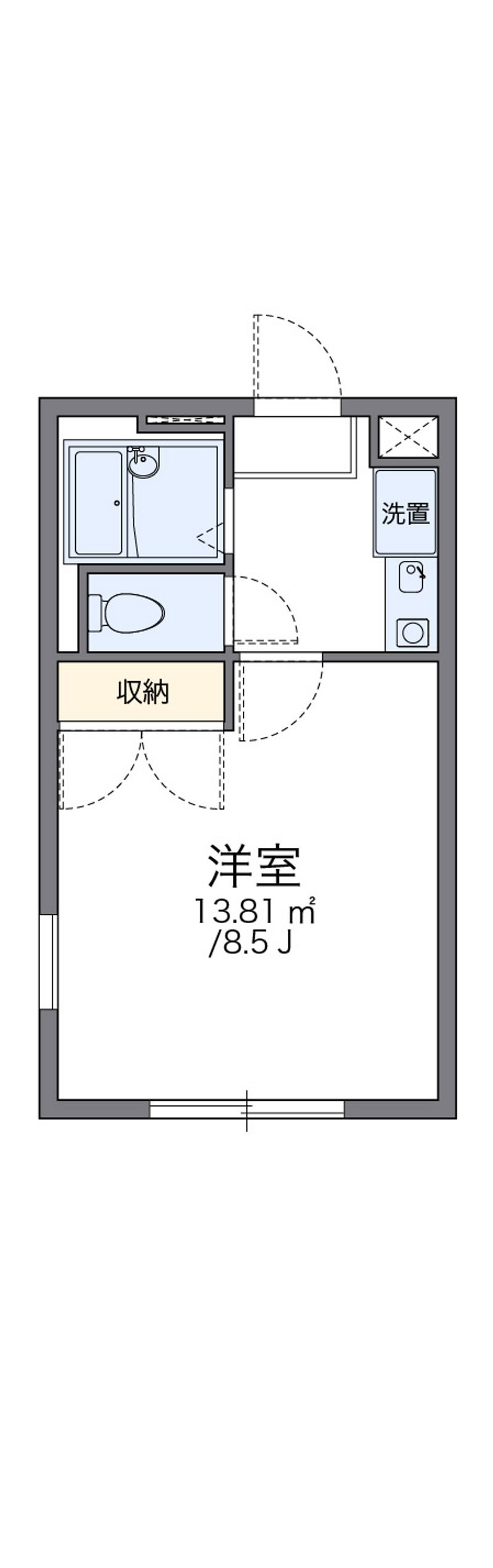 レオパレスプリマベーラⅡ 間取図