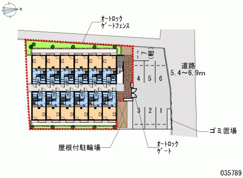 レオパレス滝の華 月極駐車場