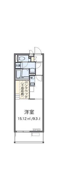 ミランダ紫陽花 間取り図