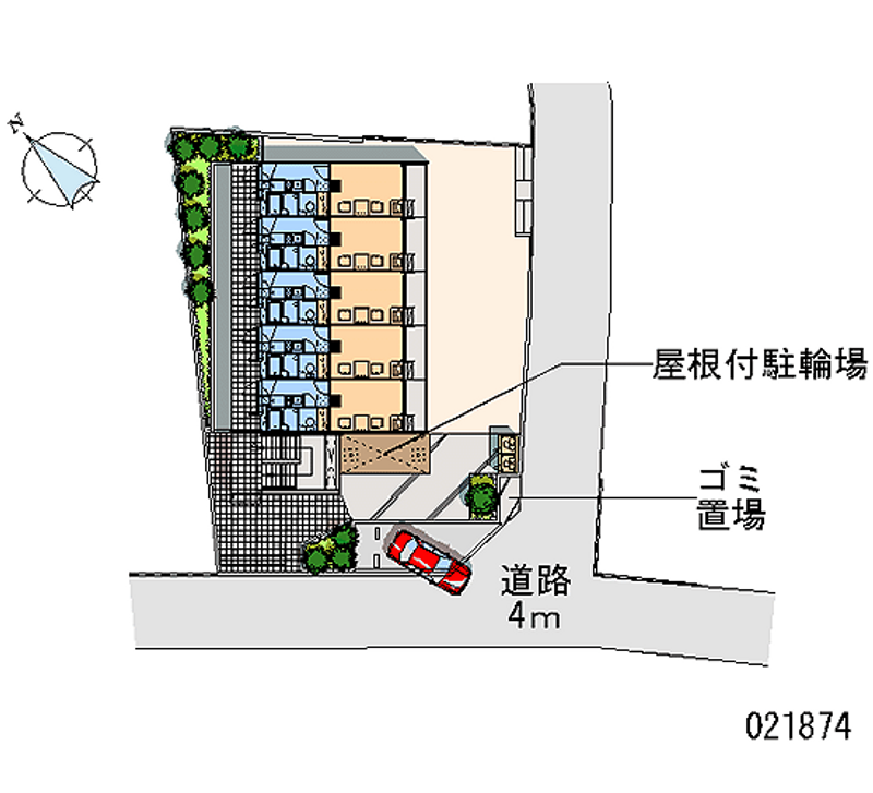 レオパレスナガシマ 区画図