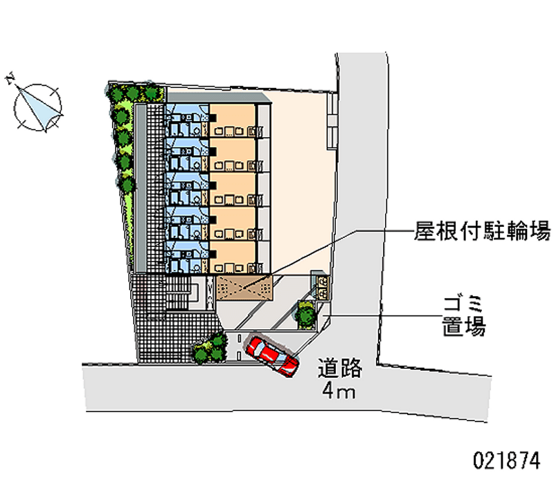 21874 Monthly parking lot