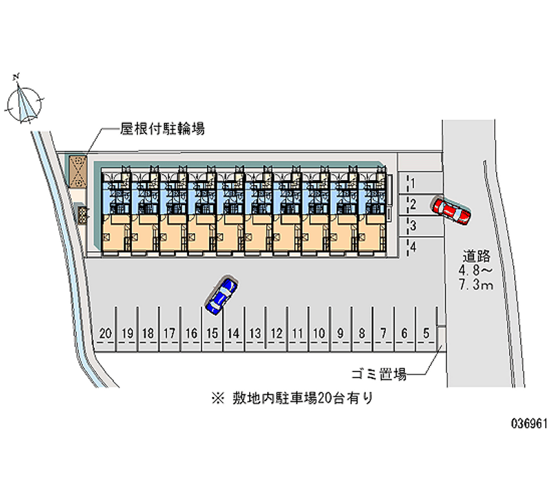 36961 Monthly parking lot