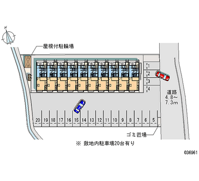 36961 Monthly parking lot