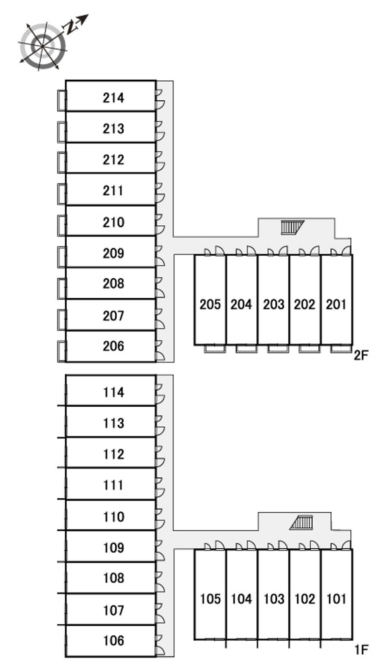 レオパレスエトワール清洲 間取配置図
