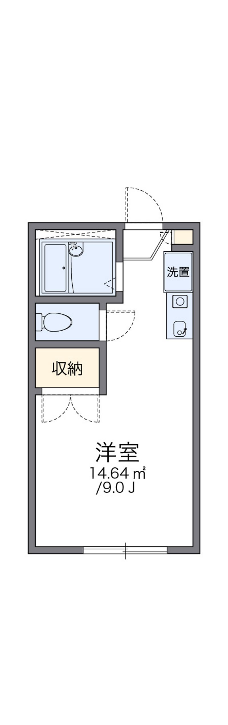 レオパレス藤本Ⅱ 間取図