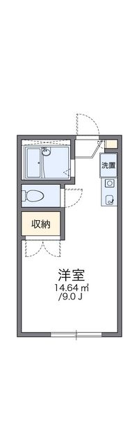 レオパレス藤本Ⅱ 間取り図