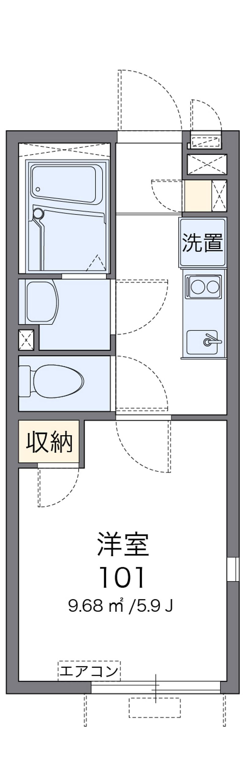 レオネクストアンジェ 間取図