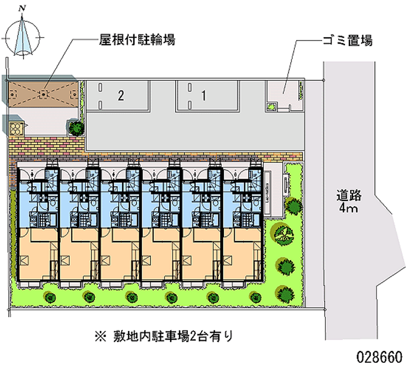 28660 Monthly parking lot