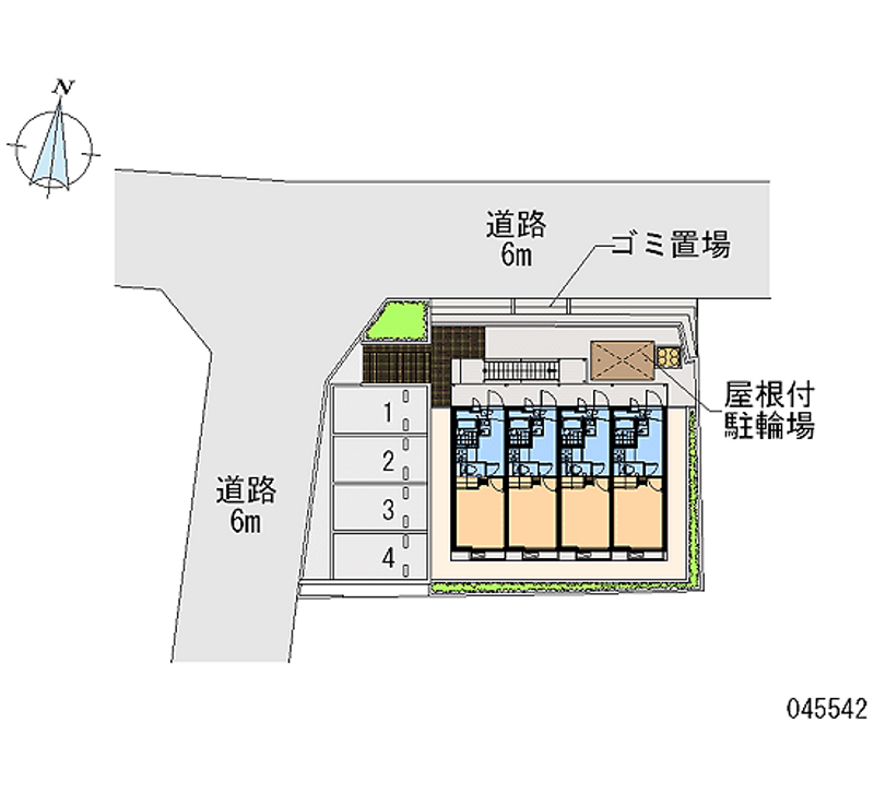 レオパレスラ　ピエーノ 月極駐車場