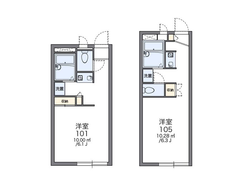 レオパレスＭｏｒｉⅡ 間取図