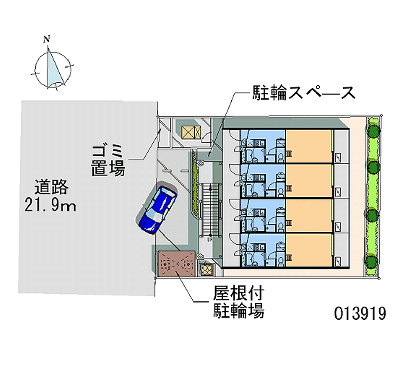 レオパレスＡＬＴＡⅡ 区画図