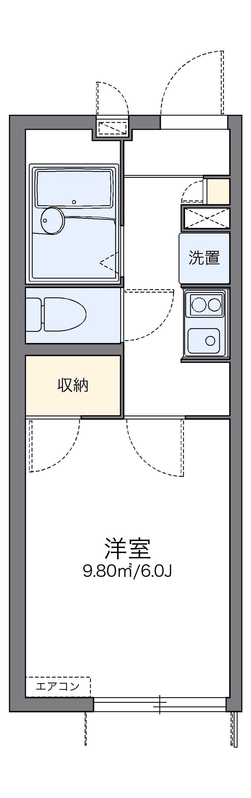 レオパレス華 間取り